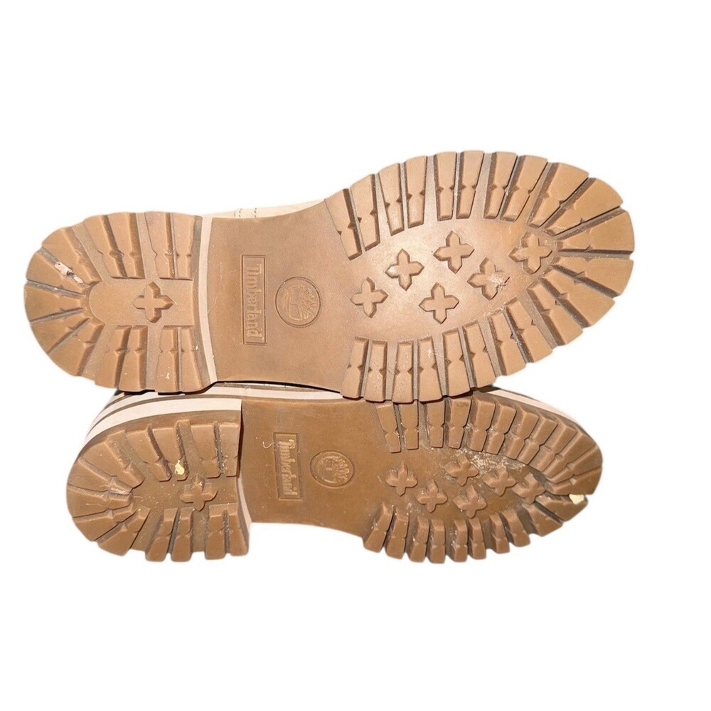 Timberland Women's Courmayeur Chelsea Pull On Ankle Boots Taupe Leather Size 7.5 - Picture 7 of 9